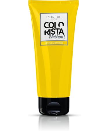 L'Or al Paris Colorista Washout Medium-Lasting Temporary Hair Color Yellow - Pack of 2 - Buy Online on GoSupps.com