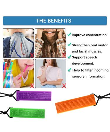 Caetroid Sensory Silicone Block Teething Ring for Children with ADHD & Autism | Biting Relief & Speech Therapy Aid - Buy Online on GoSupps.com