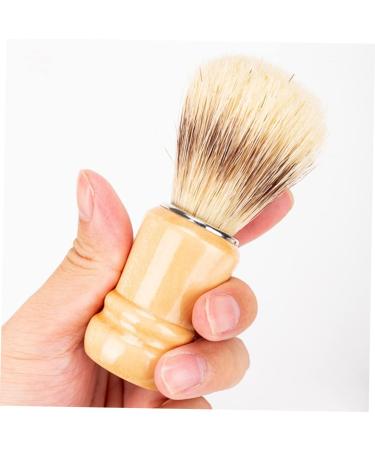 Minkissy 10STK Bartbrush - Premium Shaving Brush Set for Men | Wooden Handle Nylon Wool | Travel-Friendly Shaving Accessories - Buy Online on GoSupps.com