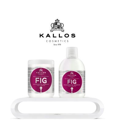 Kallos KJMN Fig Hair Mask 1000ml - Strengthen Hair with Fig Extract | International Shipping Available - Buy Online on GoSupps.com