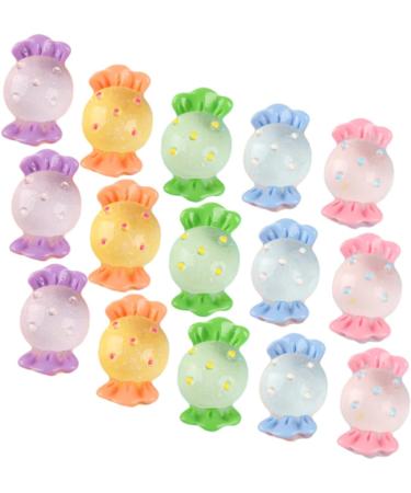 ibasenice 72 Pcs candies decor candy desktop decorative candies decor accessories small candies cream gum decorations Material patch bulk sweet charm small fake candies resin props - Buy Online on GoSupps.com
