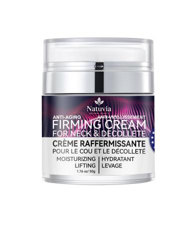 Natuvia Firming Cream for Neck Chest Wrinkle Moisturizer for Face Neck Decollete Women & Men 1.7 Fl Oz