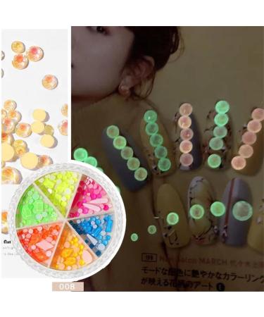 8 Wheels Fashion Manicure Nail Art Mixed Metal Nail Rhinestones Glitters Flower Shell Beads 3D Shell Flower(001) - Buy Online on GoSupps.com