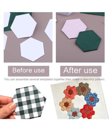 200pcs 1in Hexagonal Paper Piecing Template | Quilting & Patchwork Sewing Crafts - Buy Online on GoSupps.com
