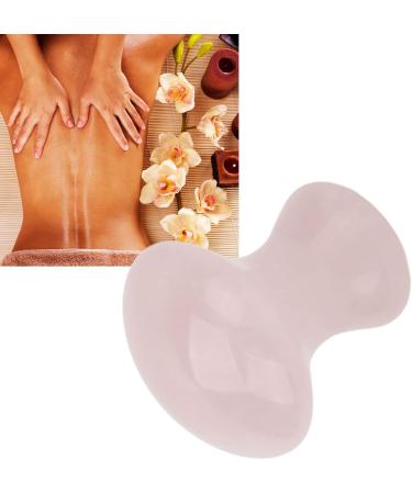 Yinhing Rose Quartz Gua Sha Scraper Plate | Mushroom Shaped Facial Massage Tool for Skin Tightening & Relaxation | International Shipping Available - Buy Online on GoSupps.com