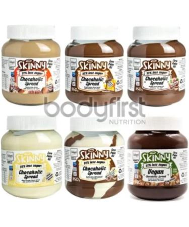 The Skinny Food Co White Chocolate Chocahalic Skinny Spread 350g - Buy Online on GoSupps.com