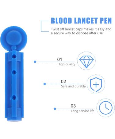 Healifty 200Pcs Safety Lancets - Disposable Blood Collection Needles for Glucose Testing - Buy Online on GoSupps.com