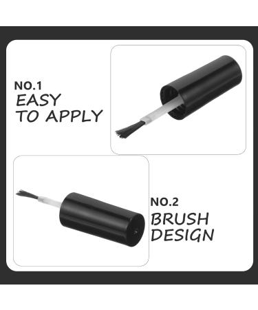 Beaupretty 20 Pieces Nail Polish Bottle Caps Nail Gel Bottle Caps Nail Polish Replacement Bristle Brush Nail Gel Bottle Cap with Brush(Black) - Buy Online on GoSupps.com