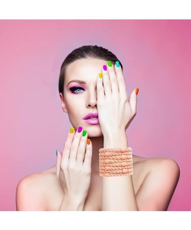 GYGYL 8Pcs Champagne Hair Ties for Women - No Damage Ponytail Holders for Thick Hair - Buy Online on GoSupps.com