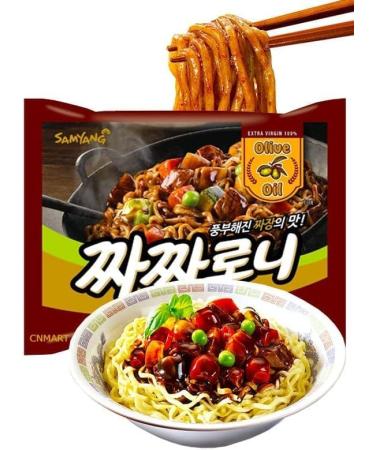 Samyang Jjajang (Chacharoni) Ramen Sweet Soy Bean Sauce Stir Fried Instant Noodles New Packaging 2023 Halal (Pack of 10) by CNMART - Buy Online on GoSupps.com