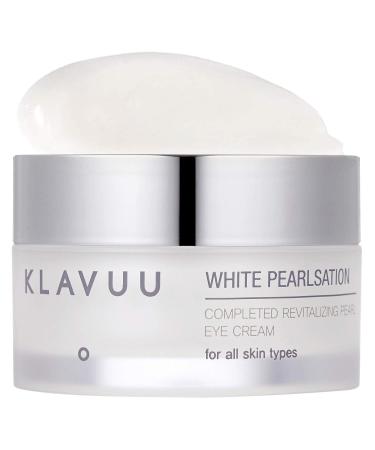 KLAVUU Pearlsation Completed Revitalizing Pearl Eye Cream 20ml (0.8 oz.) - Radiance & Anti-Aging Eye Care Cream for Dark Cirlces Anti-Wrinkle Youthful Glow Skin