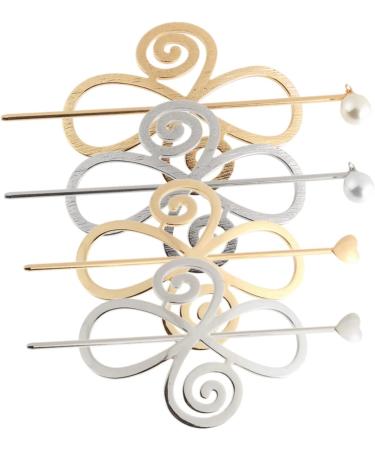 FOMIYES 20 Sets Hairpin Metal Hair Clips for Women Womens Hair Accessories Hair Clips Metal Hair Barrettes for Women Medium Hair Clips for Women Tiaras for Girls Miss Stick Alloy Emptiness - Buy Online on GoSupps.com