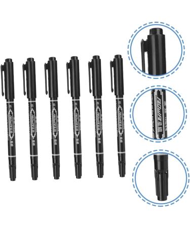 Didiseaon 6pcs Eyebrow Pen Eyebrow Pen Multifunctional Tattoos Pen Pen Accessories Make up 13.9x1.8cm Black - Buy Online on GoSupps.com