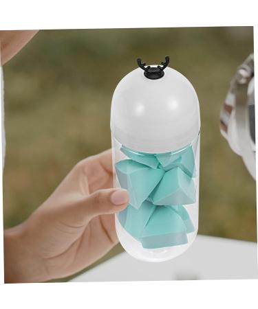 Didiseaon 2 Capsule Bottle Beauty Egg Wedge - Hydrophilic Polyurethane Makeup Remover for Flawless Skin | International Shipping Available - Buy Online on GoSupps.com