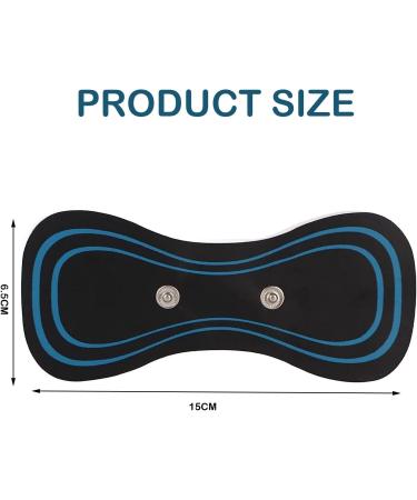 Dyroe 5-Piece Portable Cervical Massage Pad for Neck & Body Pain Relief - Mini Electric Massager for Neck Shoulder Back Waist & Legs - Buy Online on GoSupps.com
