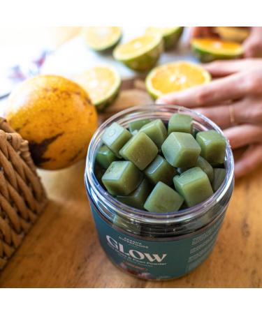 Akasha Superfoods Sea Moss Glow Gummies, Hair, Skin & Nails Vitamins with Seamoss, Pearl Powder, Vitamin E, Aloe Vera, Liposomal Vitamin C, and Irish Sea Moss, Gummies for Women & Men, 60 Count - Buy Online on GoSupps.com