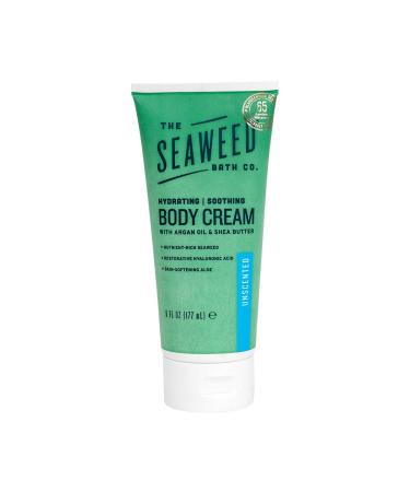 The Seaweed Bath Co. Body Cream, Unscented, Ivory, 6 Fl Oz (860-060-BCUS) Body Cream 6 Fl Oz (Pack of 1)