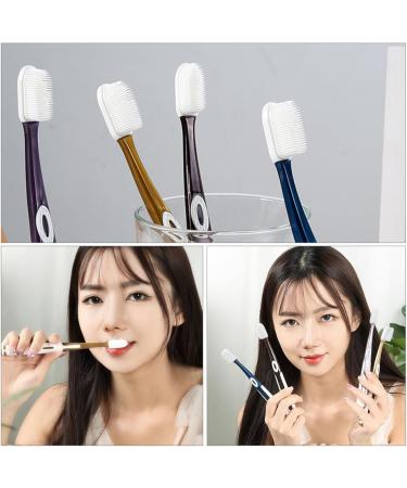 Healvian 3 Sets Nano Toothbrush - Soft Silicone Bristles for Adults & Kids | Travel-Friendly 4-Hour Handwart Toothbrushes | Ultra-Elastic TPU Design - Buy Online on GoSupps.com