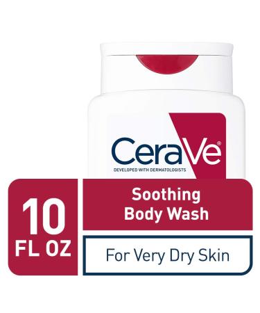 CeraVe Soothing Body Wash for Very Dry Skin â€“ 10 fl oz | Hydrating Cleanser - Buy Online on GoSupps.com