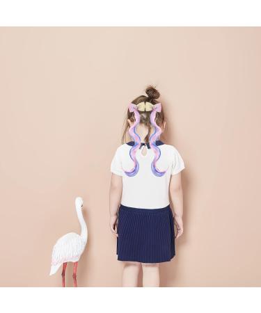 Hair Accessories for Girls Bulk Unicorn Wigs for Hair Extensions Clips 3PCS - Buy Online on GoSupps.com