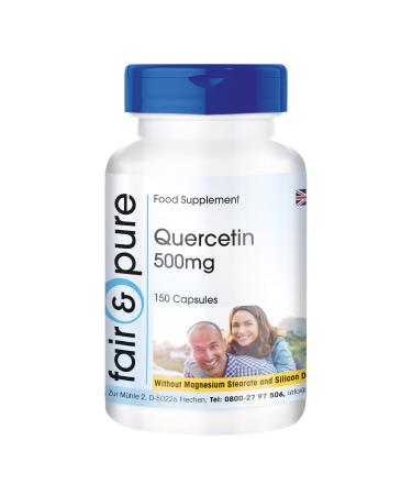 Fair & Pure - Quercetin 500mg - Vegan - 150 Capsules