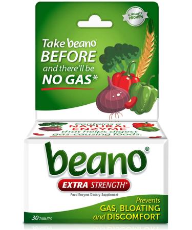 Beano Gas Relief Tablets (30 Count (Pack of 1))