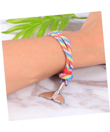 CLISPEED 2pcs Coastal Bracelets Matching Bracelets for Couples Bracelets for Women Couples Wrist Band Men Rope Bracelet Gift for Men Nautical Bracelet Couples Gifts Anchor Wristband Lovers - Buy Online on GoSupps.com