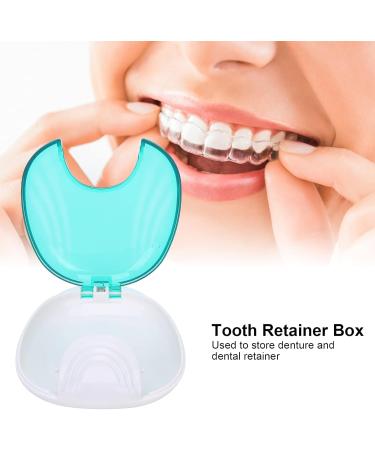 Durable Orthodontic Retainer Suitcase for Kids - Portable Denture Storage Container (Green) | Dnom Dose - Buy Online on GoSupps.com