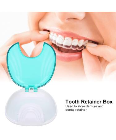 Durable Green Retainer Box | Portable Orthodontic Case for Denture & Oral Care - Buy Online on GoSupps.com