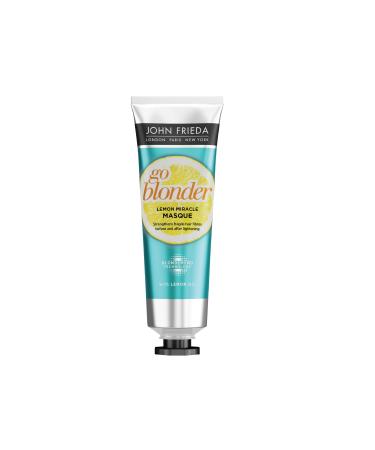 John Frieda Sheer Blonde Go Blonder Lemon Miracle Hair Strengthening Masque with Lemon Oil for Blonde Hair  100 ml