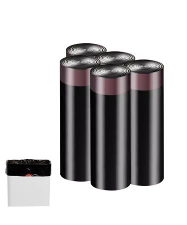 Drawstring Trash Bag | Kitchen Bag Trash Waste Bag Anti-Drip Drawstring Garbage Bags Kitchen Waste Bags for Bedroom Kitchen Offices Home Pochy 45*50 4.5g 75 Pieces Black