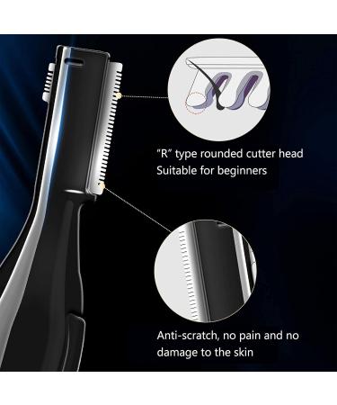 ComeHome Unisex Eyebrow Trimmer - Battery Operated Electric Razor for Women Facial Hair Removal Mustache & Peach Fuzz - Buy Online on GoSupps.com