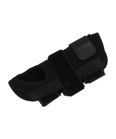 Yosoo Wrist Support Brace for Pain Relief - Breathable Elastic Hand Wraps & Straps for Arthritis Recovery (Left Hand Black - Buy Online on GoSupps.com