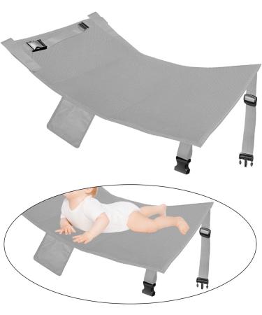 Magideal Compact Children's Aircraft Footrest & Travel Bed - Durable Seat Cover for Toddlers Fits Most Aircraft Seats - Gray 89cm x 54cm - Buy Online on GoSupps.com