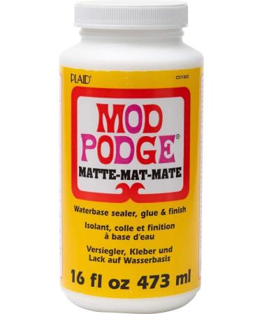 Mod Podge Decoupage Kit, 2x 16oz Bottles Matte Gloss Sealer/Glue with 4 Foam Brushes - Buy Online on GoSupps.com
