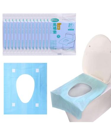 30 Counts Disposable Toilet Seat Covers,Individually Wrapped Waterproof Travel Toilet Seat Covers for Adult Pregnant,Kids Toddler Potty Training,Large Size 16x24 Inch