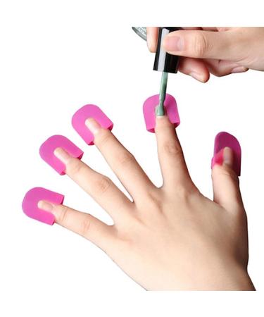 52 Pcs Nail Polish Spill Proof Protector Tools - Manicure Shield Clips for DIY Manicure - Buy Online on GoSupps.com