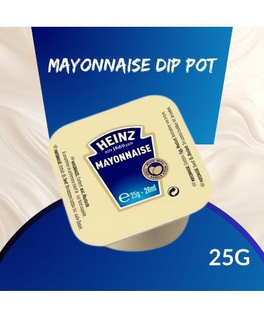 Heinz Sauce Mayonnaise Ketchup Dip Pick N Mix | Choose From 4+ Flavours | Tomato Ketchup Mayonnaise Barbecue Sweet Chilli Garlic Dip - Pack of 60 (12 of each) X 25g - Buy Online on GoSupps.com