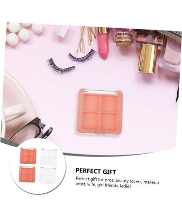 DOITOOL 12 Pcs 4 Eye Shadow Box Highlighters Eyeshadow Makeup Powder Storage Empty Makeup Case Replace Blush - Buy Online on GoSupps.com