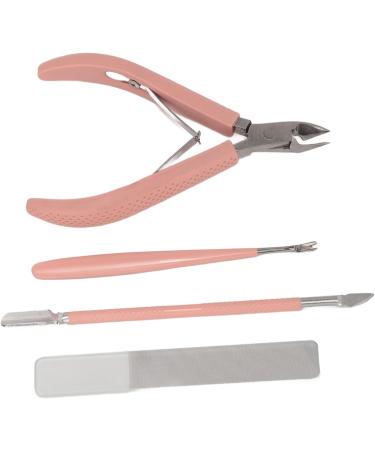 Manicure Tools Set Nail Clippers Set Fine Craftsmanship Rust Resistant for Travel (Pink) - Buy Online on GoSupps.com