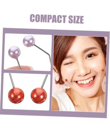 minkissy 2 Pairs Dimple Trainer Small Dimple Marker Women Dimple Maker Facial Dimple Maker Dimple Maker for Cheeks Portable Dimple Marker Facial Exerciser Face Copper Accessories 4.30X2.50X0.80CM Assorted Color 1 - Buy Online on GoSupps.com