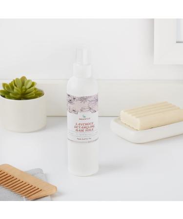 Lavender Hair Milk Leave-In Detangling Conditioner Spray | Water-Based Moisturizer for Low Porosity Fine Curly & Natural Hair - International Shipping Available - Buy Online on GoSupps.com