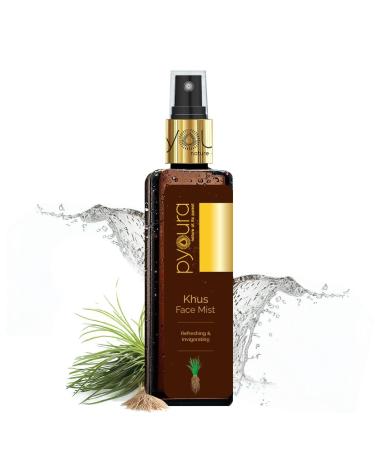 pyo ura Summer Heat Beating Khus Face & Body Mist 100 ml Instantly Cooling & Refreshing Prickly Heat Relief 100% Natural No Added Chemicals Distinctive Natural Vertiver Perfume