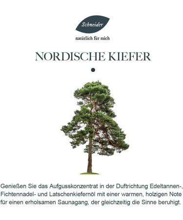 Saunabedarf Schneider - Nordic Pine Sauna Infusion Concentrate 1000ml | Premium eCommerce Shipping Worldwide - Buy Online on GoSupps.com