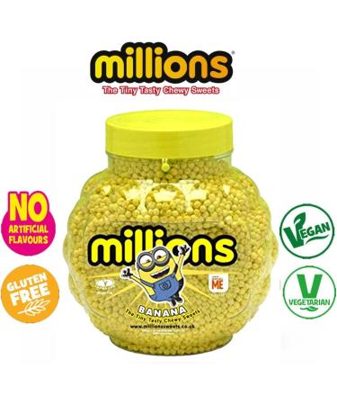 Millions Chewy Sweets Candy Jars Different Flavoured Sweets Collection Chewy Retro Party Wedding Favours - Pick Any 1 Jar of Sweets - Buy Online on GoSupps.com