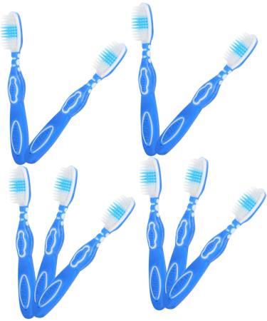 Magiclulu 30 STK Prison Toothbrush - Compact Tooth Cleaning Tools for Travel | Durable Plastic Toothbrushes in Blue - Ideal for Prison Requirements - Buy Online on GoSupps.com