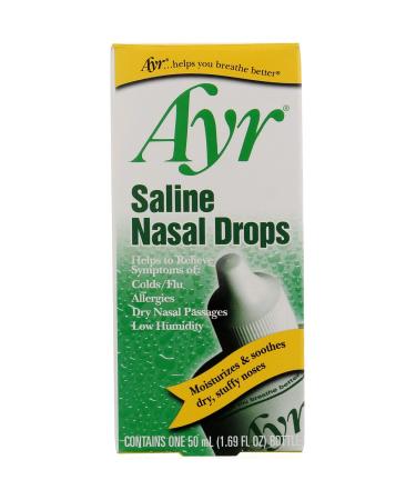 Ayr Saline Nasal Drops 50 mL (Pack of 3)