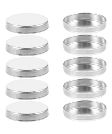 Gatuida 10pi ces Petit Bo tier Fards Paupi res Aluminium Godet Maquillage Vide Pour chantillons Palette Cosm tique Vide