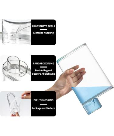 Bathroom Lotion Dispensers Washing Powder Dispenser Container Laundry Detergent Dispenser with Sealed Performance Refillable Laundry Detergent Bottle Detergent Dispensers for Liquid Detergent - Buy Online on GoSupps.com