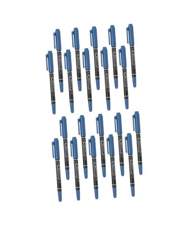 NOLITOY Portable Eyebrow Liner 20 pcs Pens Mark Cosmetics Marking Marker Brow Markers Waterproof Mapping Embroidered Position